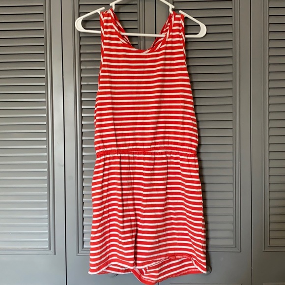 Copper Key Pants - Copper Key : Orange Striped Romper - XL